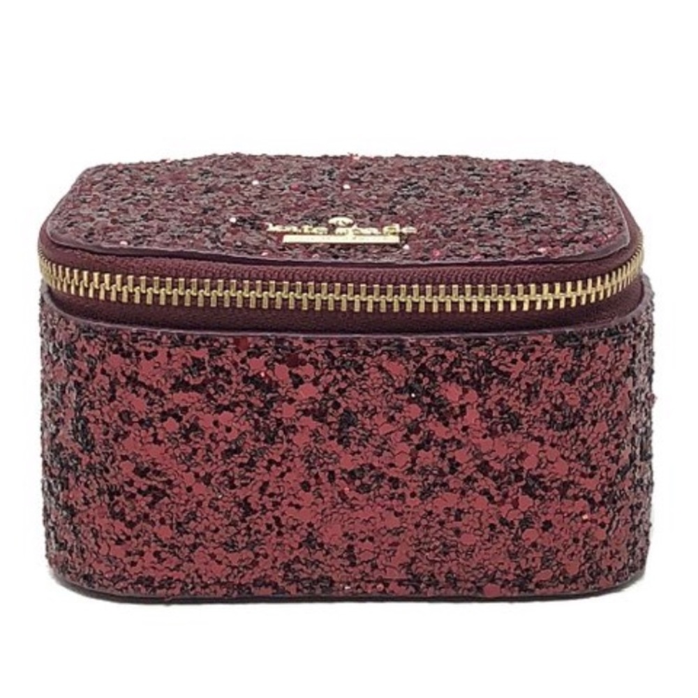 BRAND NEW Kate spade glitter jewelry case